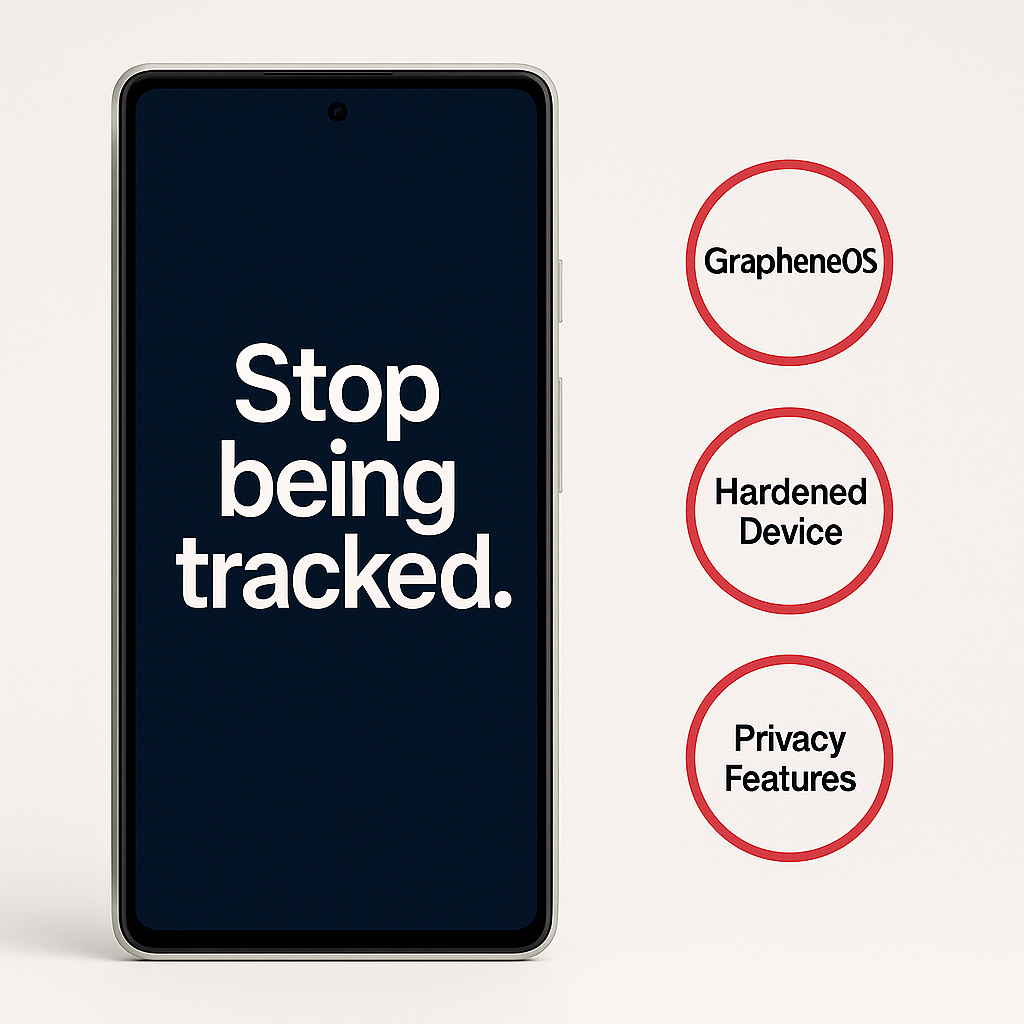 Google Pixel 7 Privacy Phone | GrapheneOS | De-Googled & Hardened