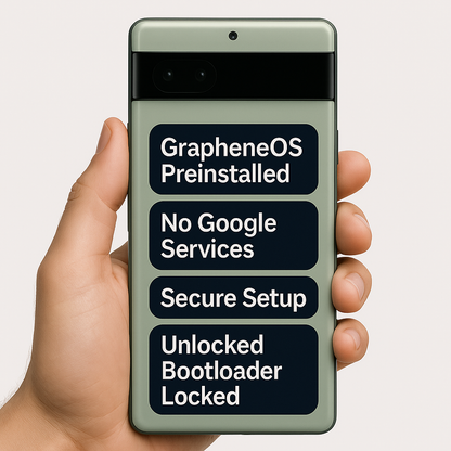 Google Pixel 7 Privacy Phone | GrapheneOS | De-Googled & Hardened