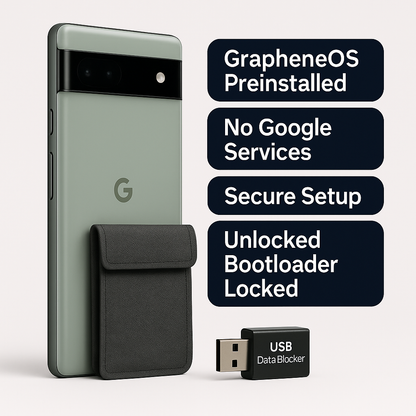 Google Pixel 7 Privacy Phone | GrapheneOS | De-Googled & Hardened
